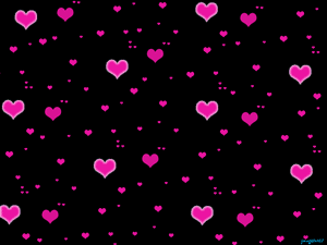 Gif animé coeurs roses